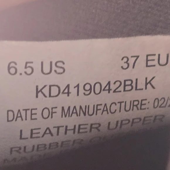 Kodiak Chelsea Boots Women’s 6.5 Black Leather Rubber Sole - Picture 4 of 6